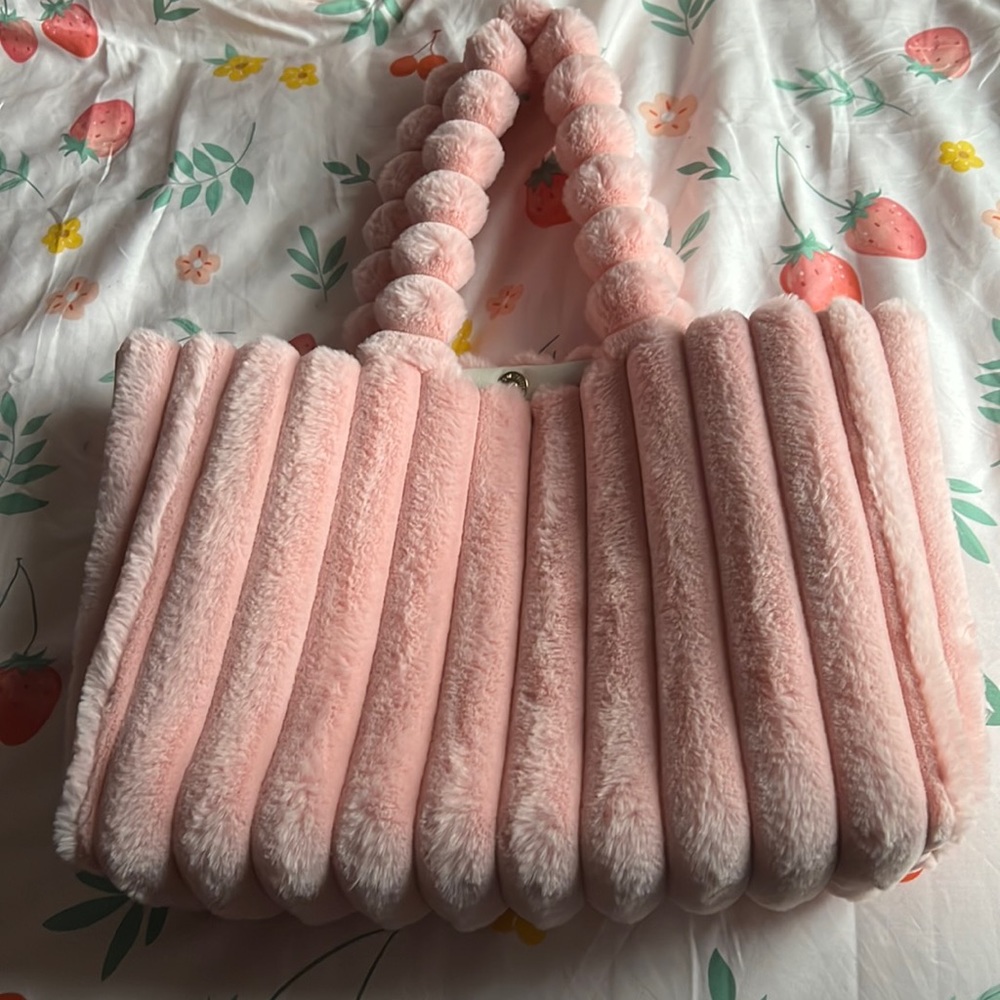 Fluffy purse